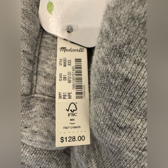 Madewell MWL Reversible Puffer Hoodie Jacket with PrimaLoft Fill - Sz XXS - Picture 7 of 9